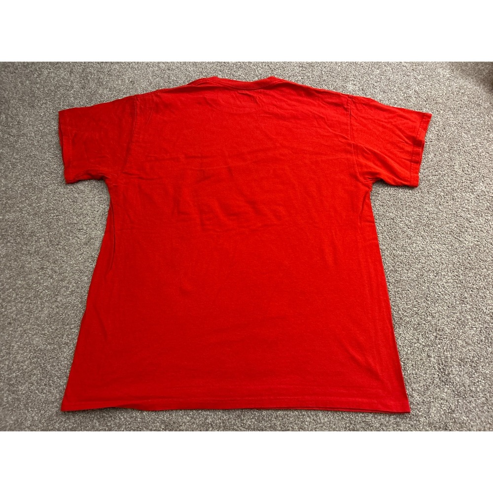 MLB Atlanta Braves T-Shirt Mens Large Red Excellent ATL Georgia Graphic Tee - Picture 6 of 6